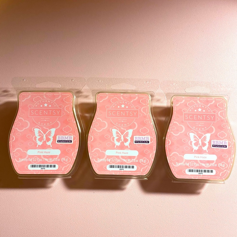 Scentsy💜💜💜Pink Haze Bring Back My Bar💗🌸🌷